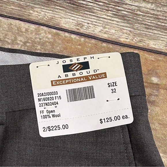 NWT Designer Joesph Abboud Dress Pants - Picture 5 of 8